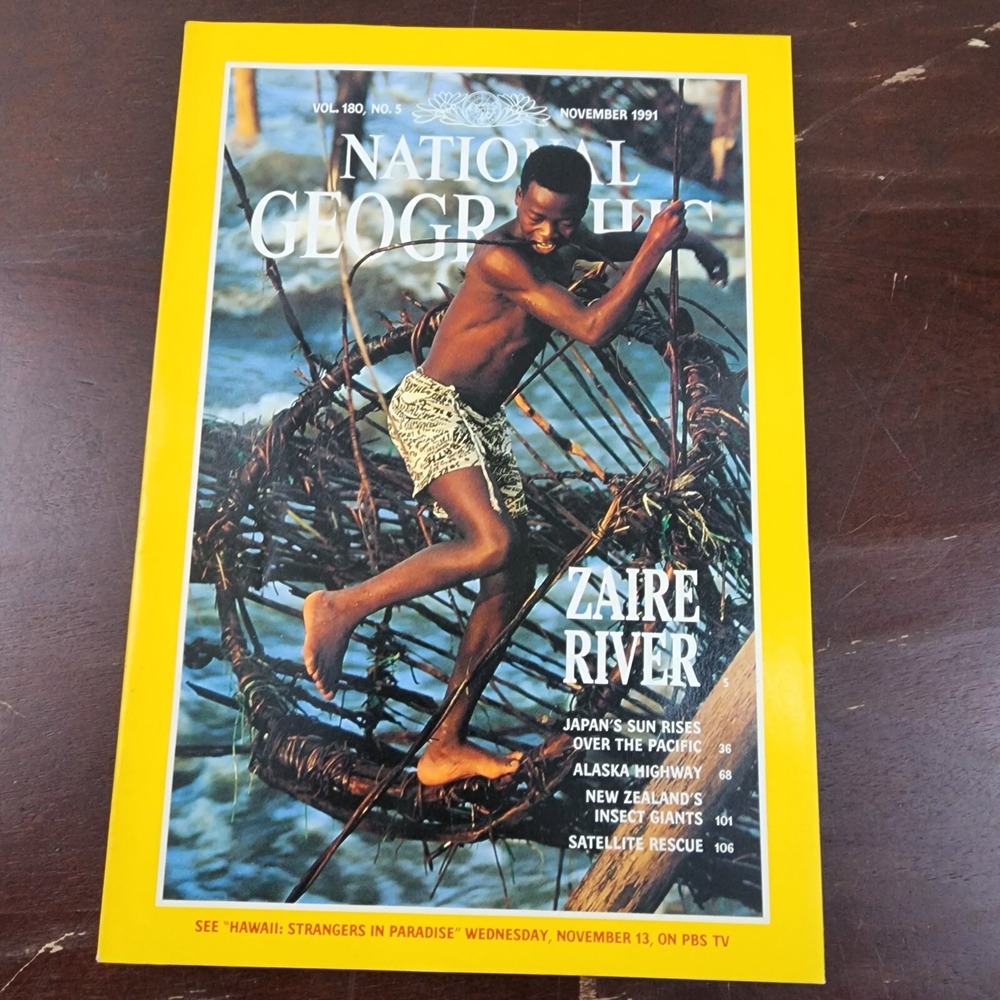 National Geographic Magazine November 1991 No Map